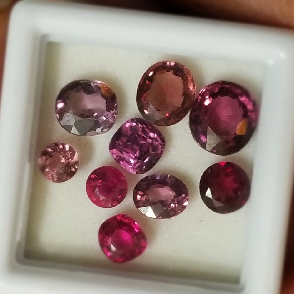 beautiful  pink mix lot Burma spinel gemstone loose lot